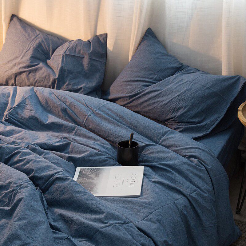 网红水洗棉被套单件 被罩全棉200x230学生1.5m单人纯棉1.8x2.0米