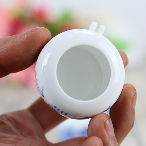 靛颏百灵鹦鹉黄雀竹鸟笼鸟杯鸟食罐鸟碗瓷碗杯子配件景德镇高白