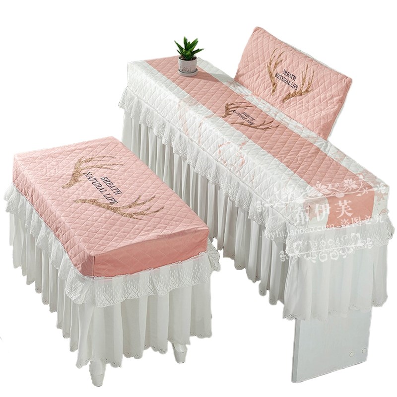 电钢琴防尘罩88键电子琴罩子高档盖布琴布61键蕾丝北欧风防灰琴套