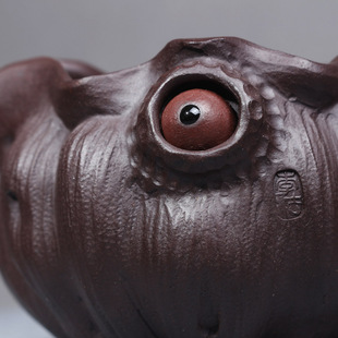 宜兴原矿紫砂侧把紫砂公道杯老紫泥莲蓬分茶器家用茶具日式 公杯