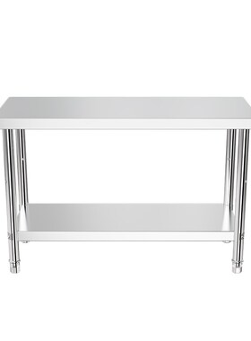 60x60公分70x50厘米120/180x80不锈钢桌子餐馆饭店厨房打荷工作台