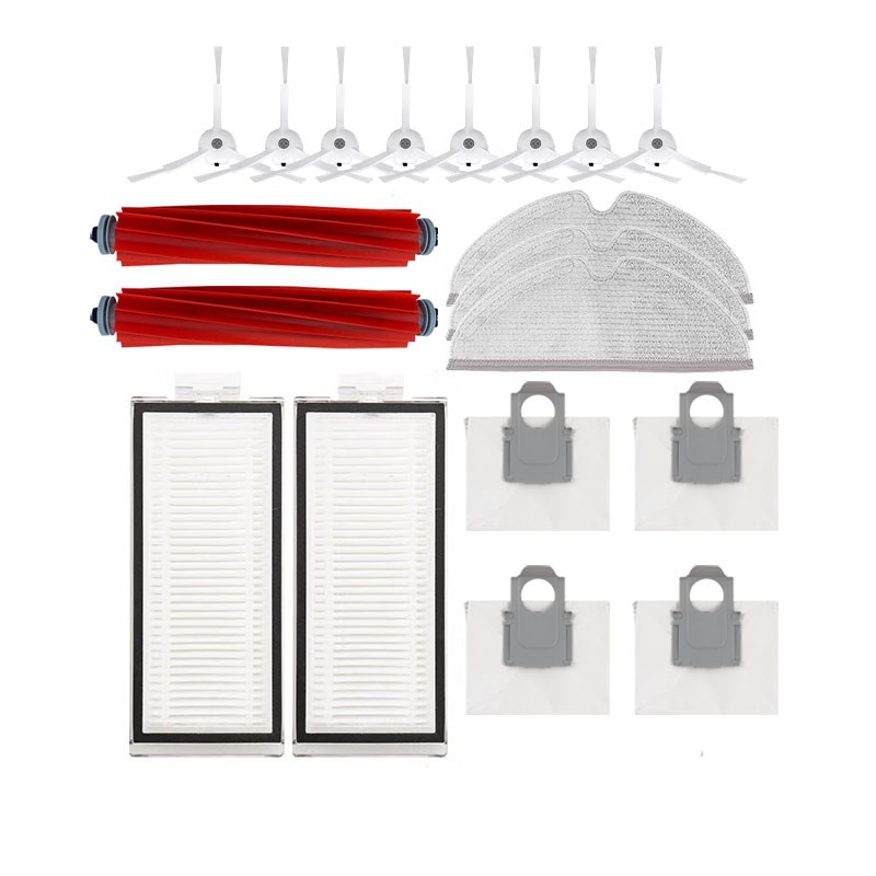 适配石头扫地机配件滚边刷Q7Max+/Q7Plus滤网集尘袋拖抹布主刷罩