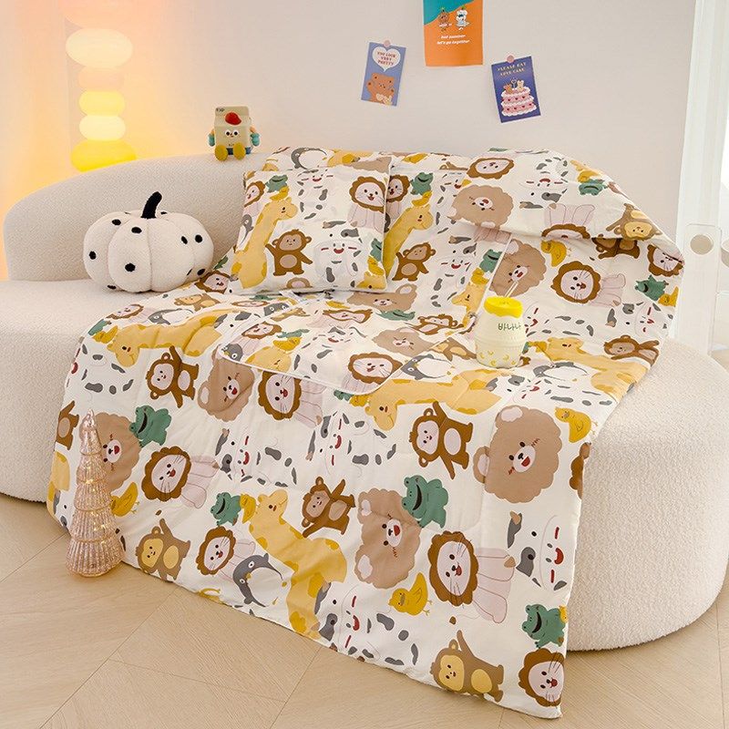 全棉抱枕被子两用纯棉卡通车载办公室午睡儿童抱枕毯子二合一,居家布艺,抱枕被,淘宝优惠券,粉丝福利购,淘宝优惠卷