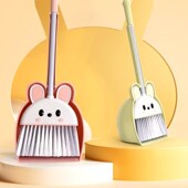 儿童扫把簸箕套装 迷你小扫帚拖把神器宝宝扫地益智玩具组合三件套