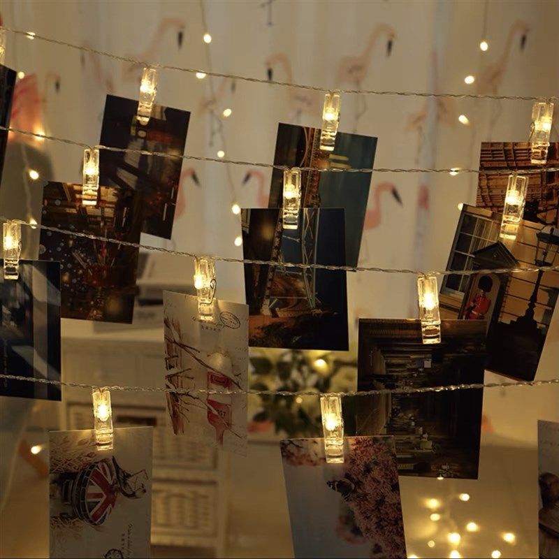 LED星星灯网红灯饰少女心房间布置卧室装饰小彩灯闪灯串灯满天星