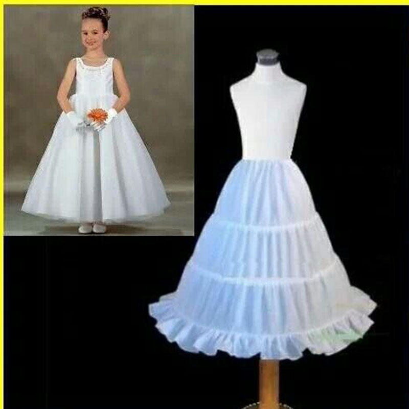 儿童衬裙半身裙夏女童裙撑儿童蓬裙公主婚纱礼服撑裙女童裙撑童装