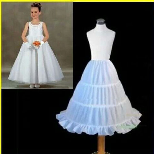 儿童衬裙半身裙夏女童裙撑儿童蓬裙公主婚纱礼服撑裙女童裙撑童装