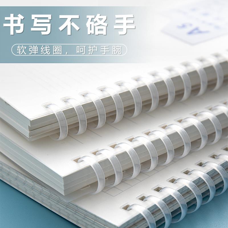 上翻pp拍纸本高颜值软抄本A5草稿本方格本笔记本B5空白横线本