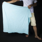 纯棉浅色不掉毛碎布头全棉擦机布工业抹布吸水吸油不褪色大块 包邮