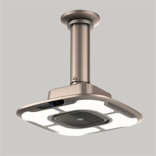 麻将机吸烟灯棋牌室净化灯空气净化器麻将馆除抽烟机遥控升降吊灯