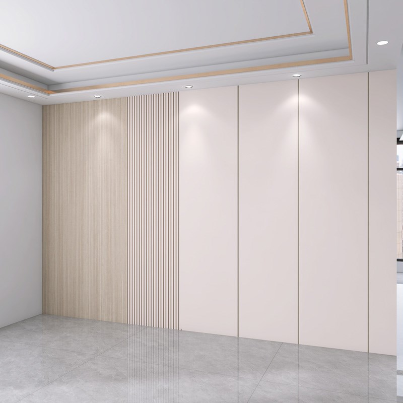 墙纸定制现代奶油风格栅电视背景墙壁纸客厅壁布装饰墙布壁画