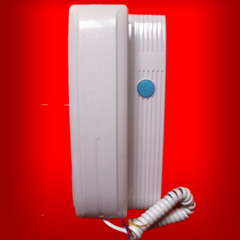 一鸣楼宇对讲非可视2线 线分机 室内家用门铃 安防  电话