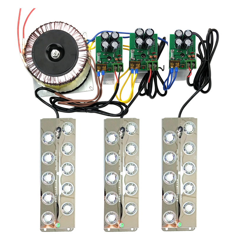 超声波十头雾化模块10头喷雾板起雾器造雾机工业加湿器震荡板配件