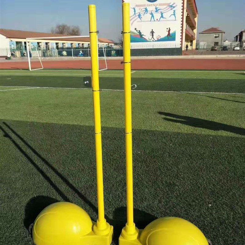 移动羽毛球柱铸铁ABS便携式羽毛球网架室内外比赛羽毛球网柱