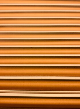 涂层铝瓦楞芯 0.216吊顶机场用单面双面复合 铝瓦楞板可定