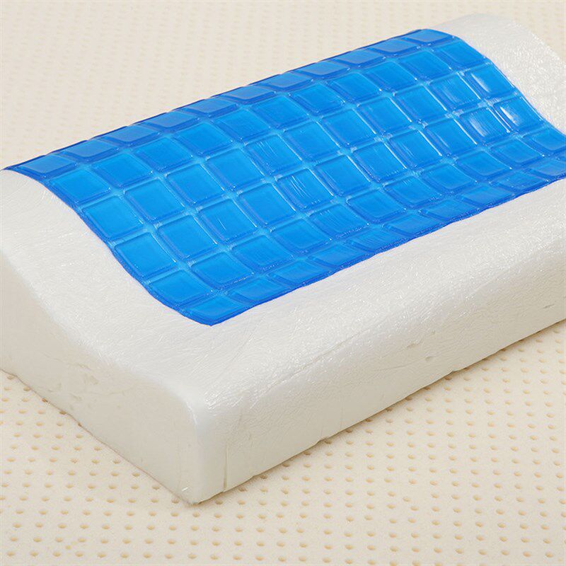 凝胶枕头太空记忆棉夏季凉爽硅胶枕高低波浪形记忆枕慢回弹枕芯