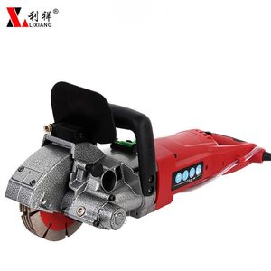 利祥墙壁开槽机水电安装一次成型无死角混凝土无尘切割机可开线槽