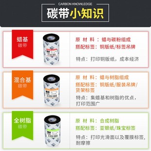 条码 300m 机色带 60mm 机打印碳带 40mm 洗水唛碳带