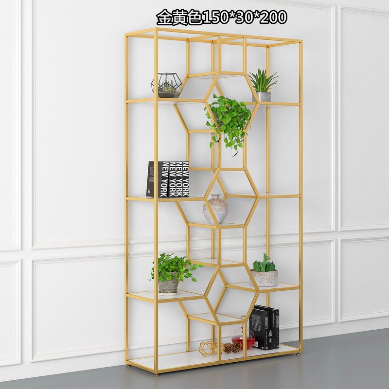 现代简约创意轻奢隔断置物架小户型客厅  玄关靠墙装饰展示收纳架