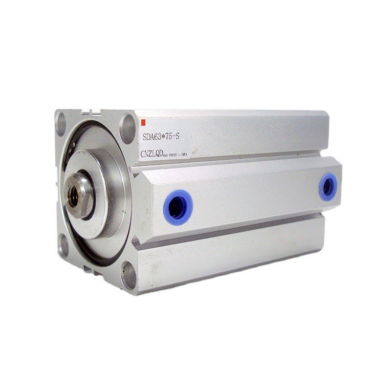 亚德客型SDA63* 5 15 20多行程带磁可调型薄型气缸耐高温