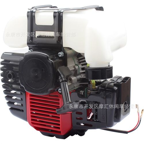 两冲程迷你摩托小型滑板车割草机47-49CC发动机汽油机带油箱44-5