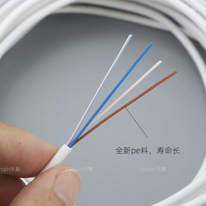 纯铜室内四芯電話線 hyv4*0.5纯铜宾馆固定座机电话线缆100米