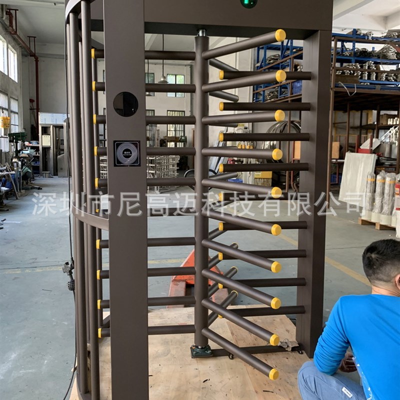 怀化工地小区全高闸防尾随十字转闸工厂单通道转闸门人行通道栅机