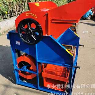花生摘果机湛江家用花生脱果机柴电两用花生采摘机 中型全喂入式