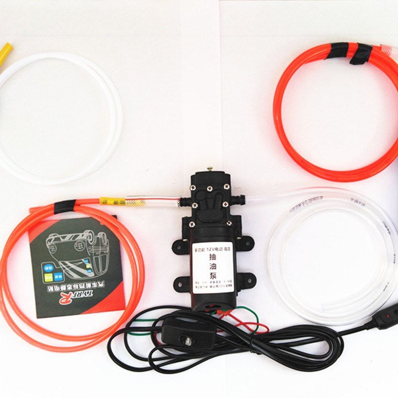 抽机油泵电动小型12V换机油工具汽车自助保养柴油液压油齿轮