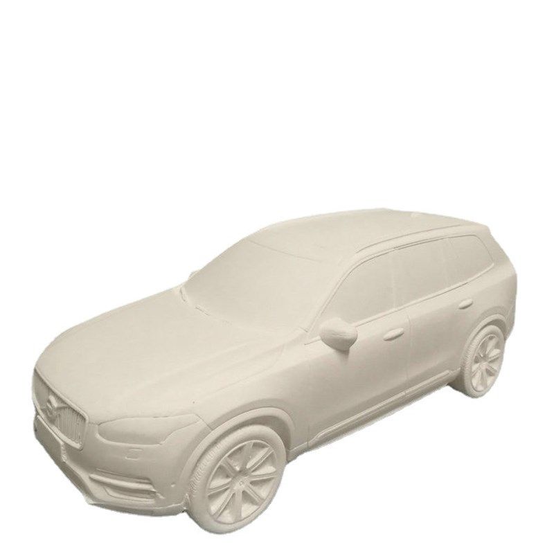 现货出售沃尔wo XC90石膏汽车模型 儿童石膏彩绘石膏车模型创意涂