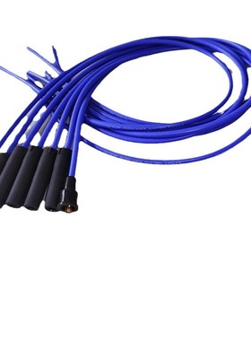 红色8mm高性能硅胶点火线适用于6缸经典汽车 1米SI-AT38034 7根