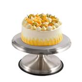 不锈钢盆景制作修剪摆件转盘工作台底座多肉旋转台拍摄展示台手动