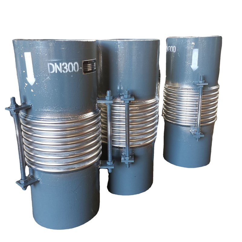 8波 圆形接管金属补偿器管道膨胀节焊接小拉杆波纹补偿器