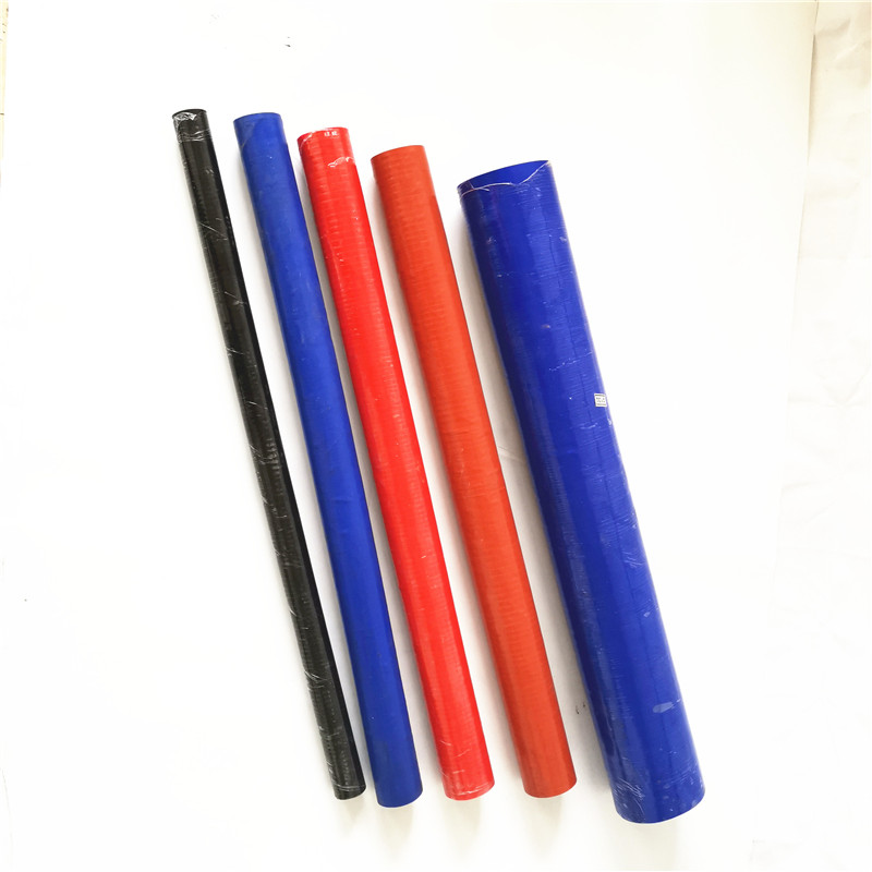 耐高温高压红色硅胶软管夹布夹线米管加厚黑色大口径电晕机硅胶管