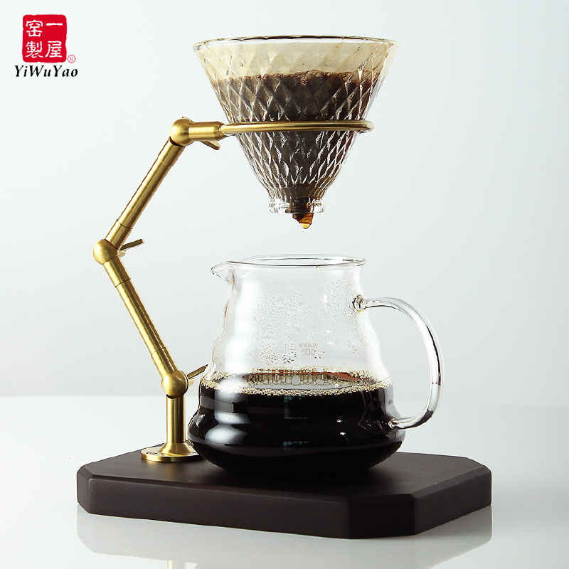 一屋窑手冲咖啡滤杯架 咖啡手沖杯架子 手沖滤杯杯組合 送滤杯