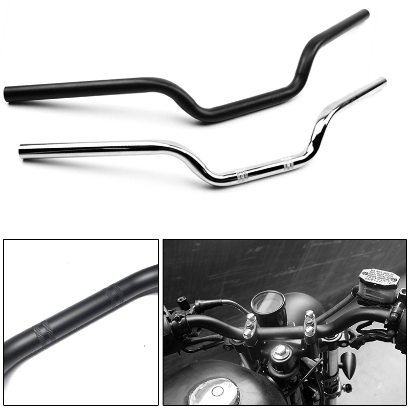 复古CG125摩托车车把直把一字把大燕把平把弯把22mm方向把 龙头把