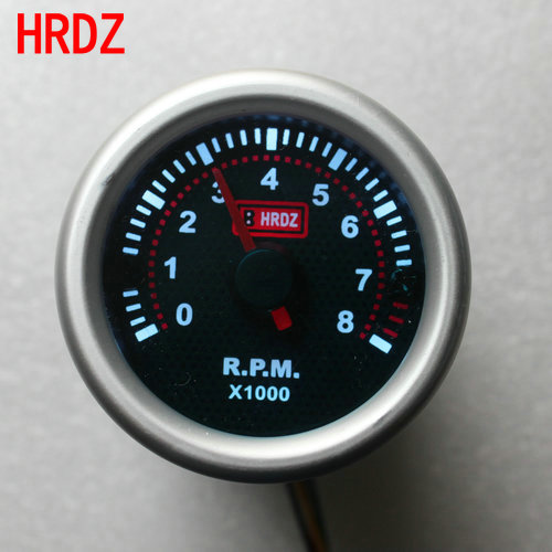 红日电子汽车摩托车12V步进电机可调转速表0-8铝合金外壳