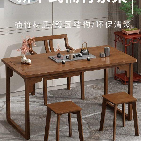 阳台楠竹新中式小户型茶桌椅组合泡茶台茶几公室茶桌子简约家用,商业/办公家具,茶台/茶桌,淘宝优惠券,粉丝福利购,淘宝优惠卷
