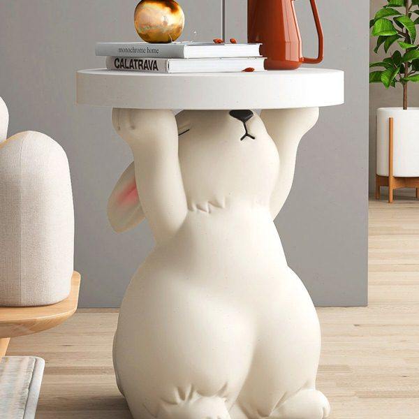 大型兔子茶几落地摆件床头托盘客厅电视柜沙发旁家居饰品乔迁礼物,家居饰品,落地摆件,淘宝优惠券,粉丝福利购,淘宝优惠卷