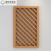 户外防腐木网格花架花园隔断阳台装 饰爬藤架