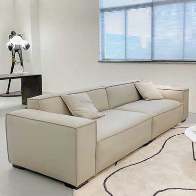 豆腐块直排沙发小户型科技布艺北欧表情宅寂风方块baxter客厅极简