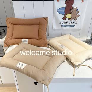 专用狗窝猫咪笼子垫可机洗宠物用品 原创手工纯棉垫子地垫坐垫四季