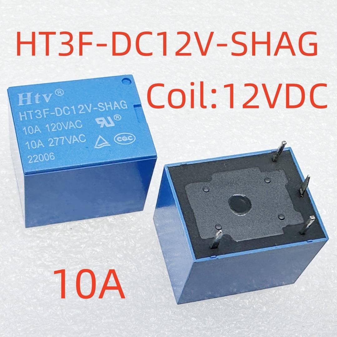 全新原装 4脚 10A 家电用 继电器 HT3F-DC12V-SHAG T73-1A-12V