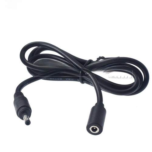 DC公对母转接线 DC3.5*1.35公头转3.5*1.35母头直流电源线1米铜线