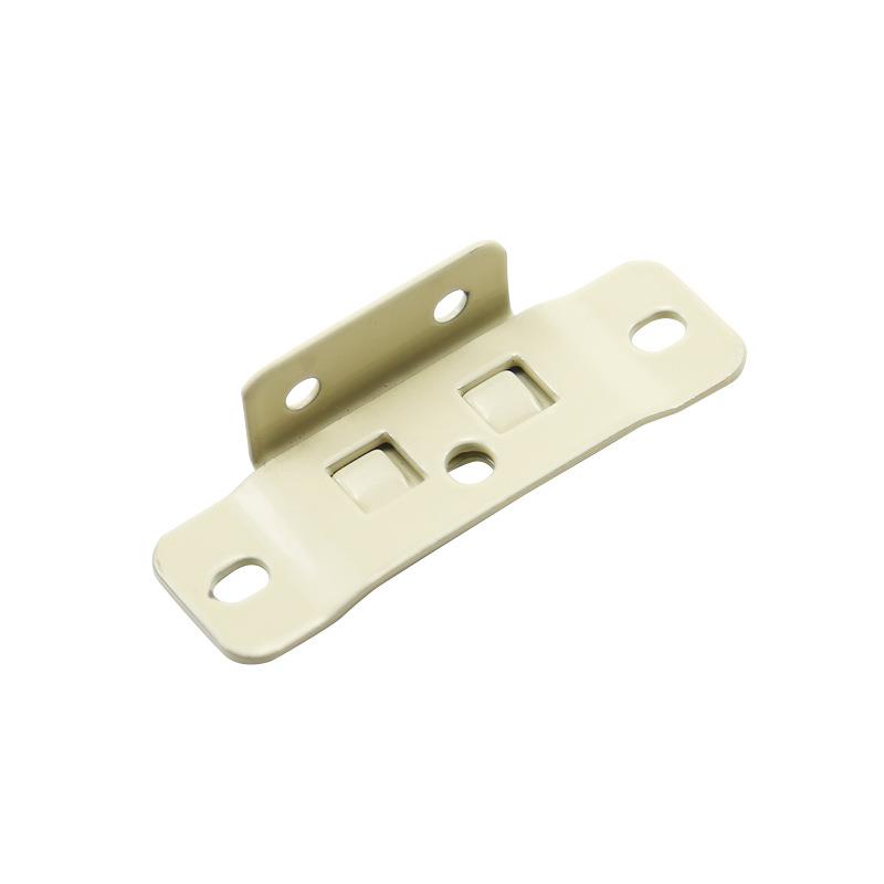 二合一固定角码橱柜木板卡扣型紧固配件层板90°连接支架件铁插片