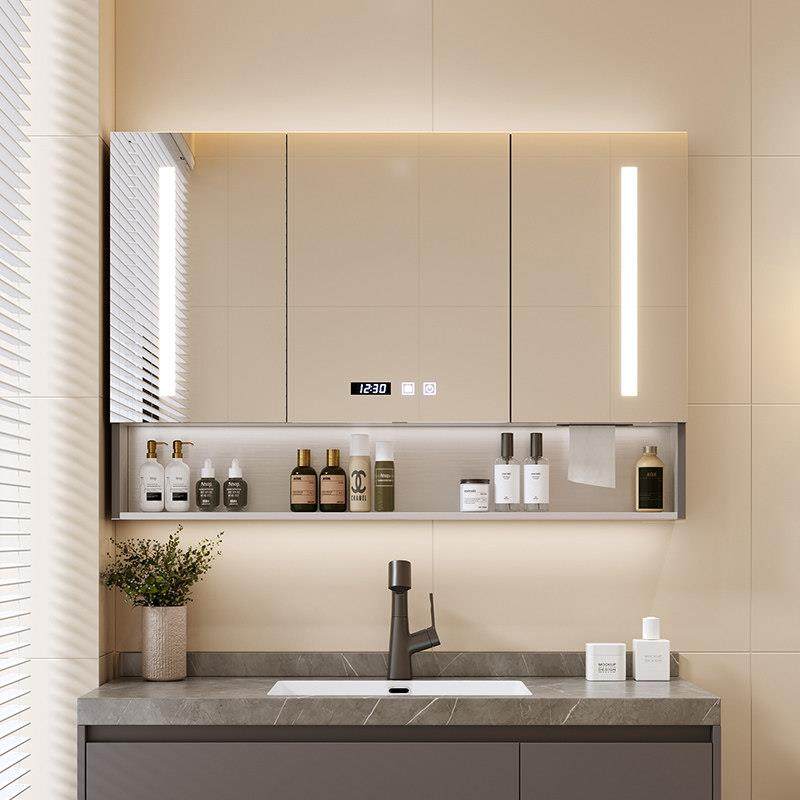 304不锈钢蜂窝铝浴室镜柜智能除雾LED灯卫生间镜柜挂墙储物收纳柜,家装主材,浴室镜柜,淘宝优惠券,粉丝福利购,淘宝优惠卷