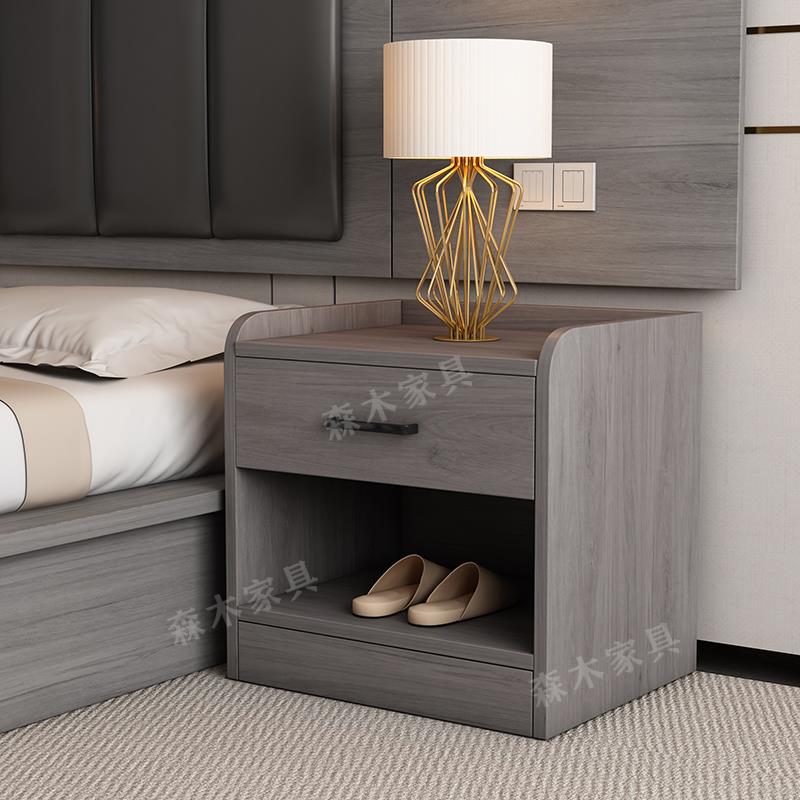 需定制酒店床头柜简约现代客房卧室小型床边置物宾馆民宿旅馆专用