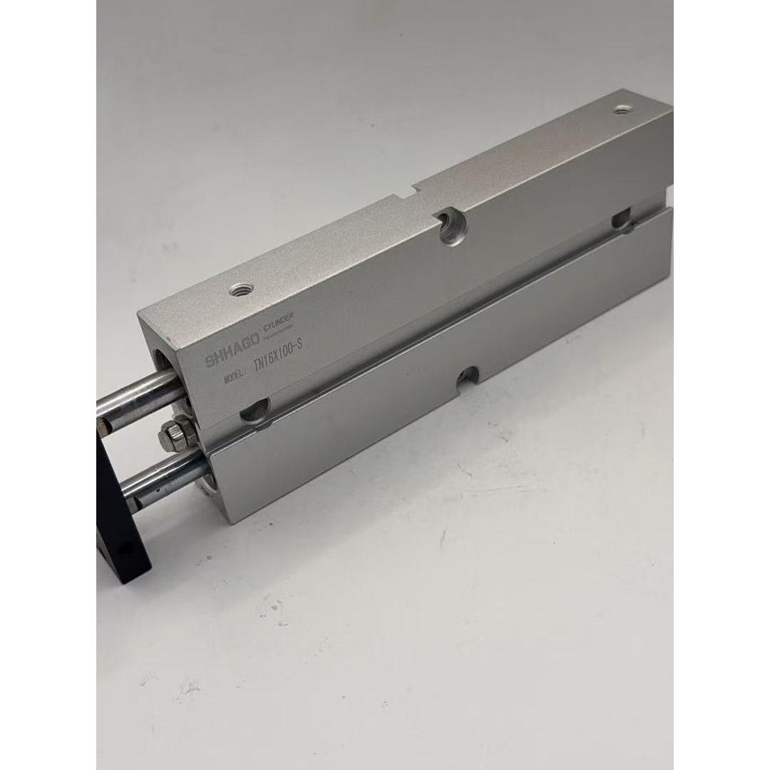 TN16X100-S/TDA16*100亚德客型双杆双活塞轴气缸多面安装带磁