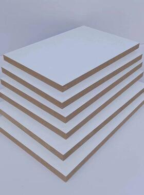 15单双白色贴面中密度板生态免漆板三聚氰胺中纤板芯家具橱柜板材