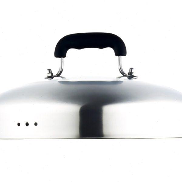 蒸锅盖子高盖不锈钢加高盖圆形锅盖家用炒锅铁锅汤锅高锅盖高拱盖